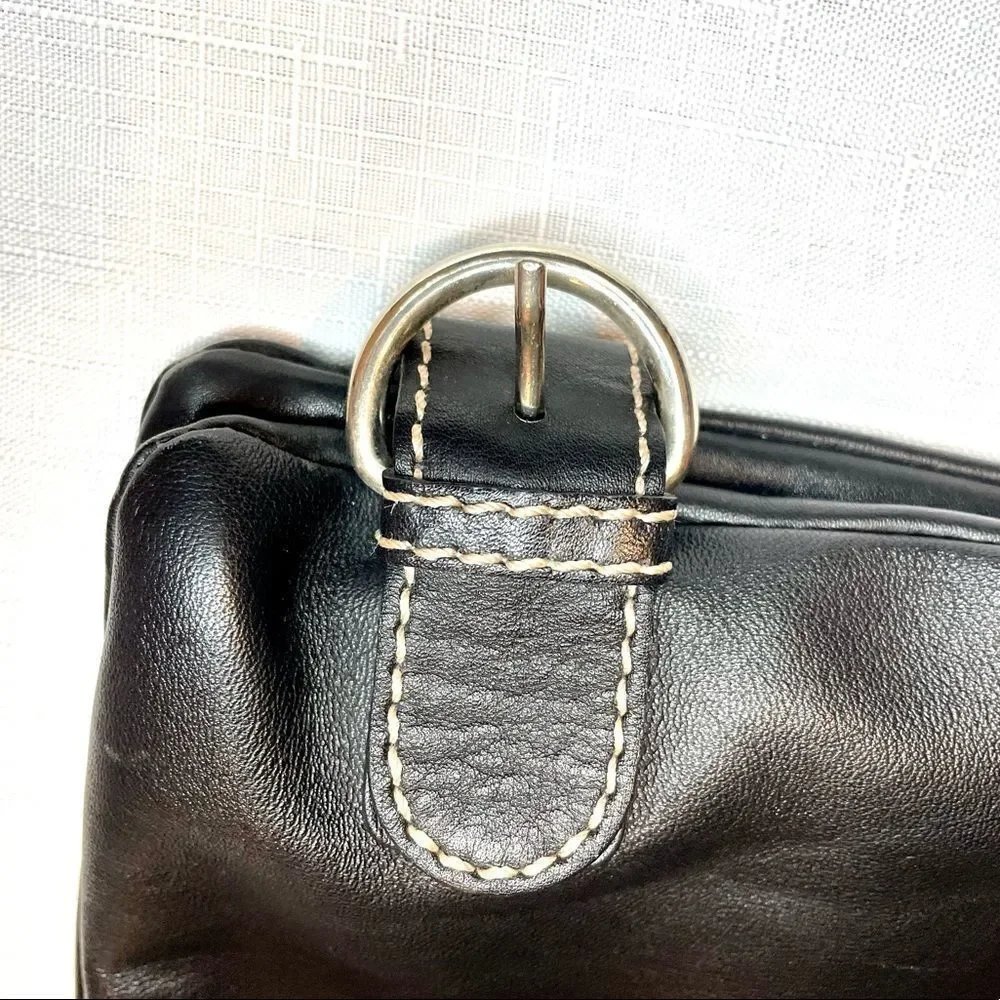 Boots 'N Bags Black Leather Hobo Purse